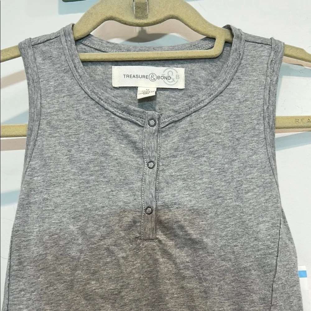 Treasure & Bond Peek tank and Black Leggings Set girls size medium 8 new